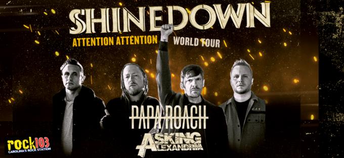 Shinedown, Papa Roach & Asking Alexandria at Videotron Centre